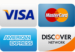 Credit cards we accept